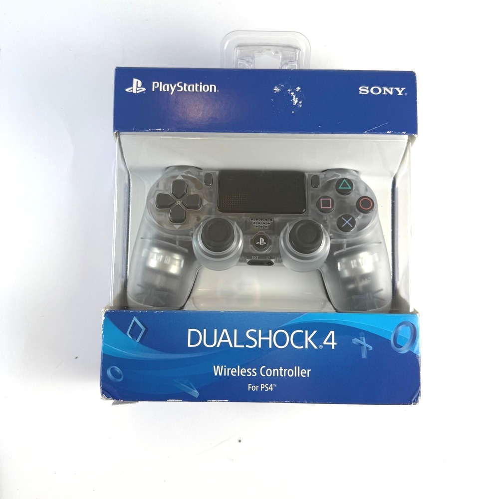 Sony DualShock 4 Wireless Controller Crystal PS4 CUH-ZCT2U Clear New Sealed